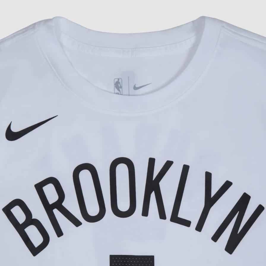 Nike X NBA Collaboration Letter Pattern Crew Neck Short Sleeve T-Shirt Men Tops White CV8504-102