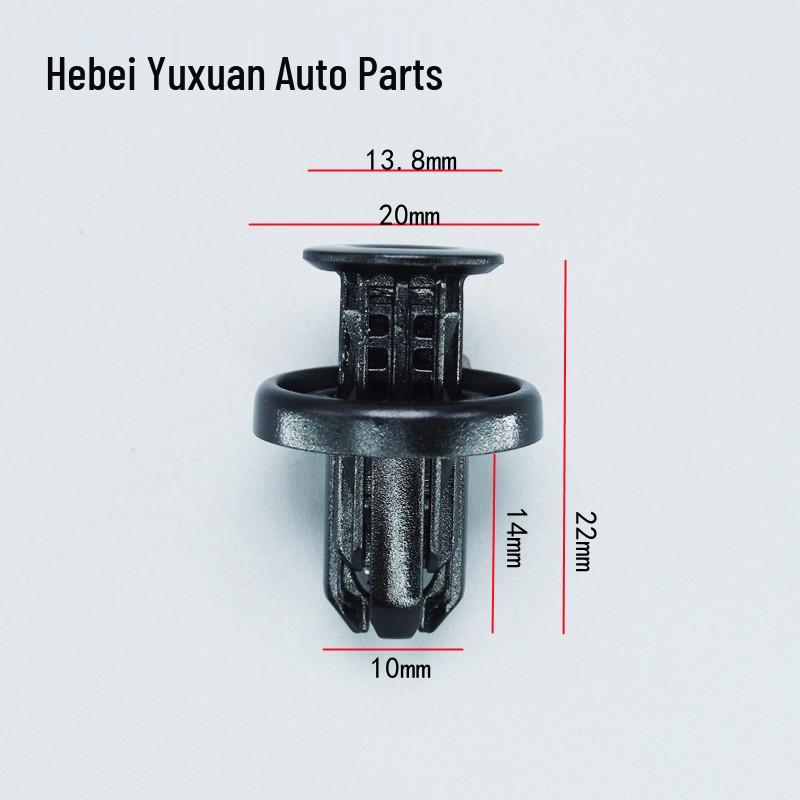 High-Quality Plastic Car Clips for Honda 91505-TM8-003 Bumpers