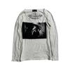 Y2K Streetwear Long Sleeve Tee Abstract Print Casual Punk Style Unisex T-Shirt Teens