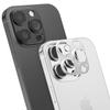 Compatible Apple iPhone 16 Pro Max Frosted Aluminum Lens Film Armor with Hollowed-Out Metal Sticker