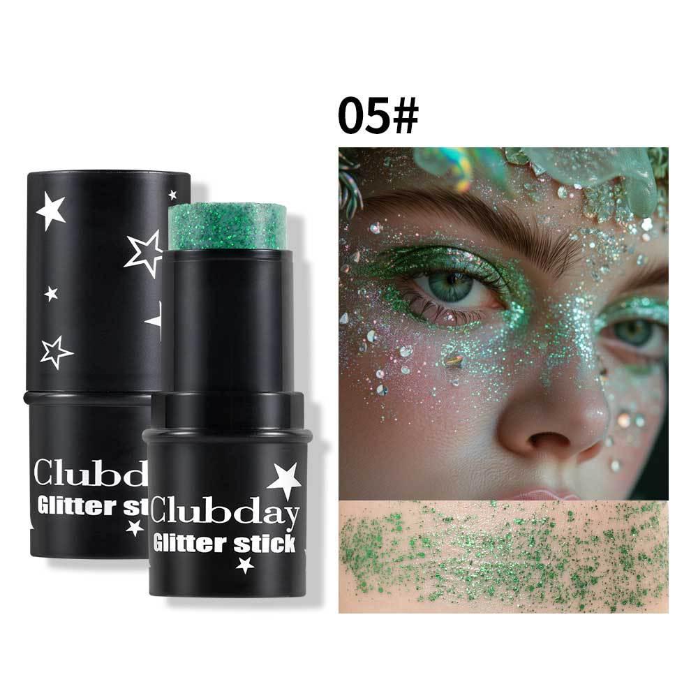 8 Color Face Makeup Glitter Eyeshadow Stick Magic Stage Makeup Body Glitter Multi-functional All-in-one