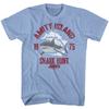 Jaws 70 Thriller Movie Amity Island Great White Shark Hunt 75 Men T Shirt