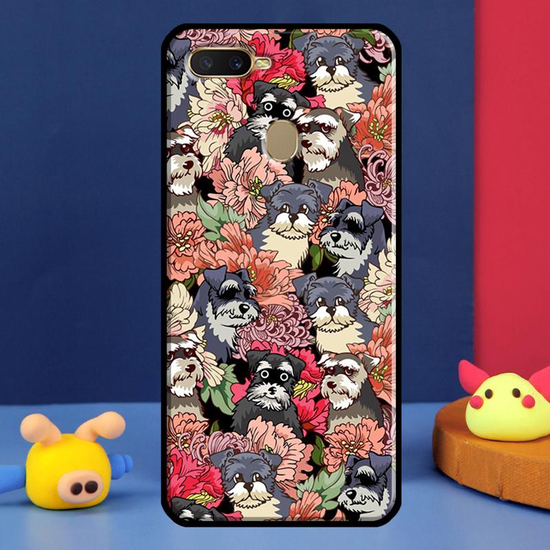Schnauzer Puppy Dog For Oppo A54 A57 S A78 A58 A98 A5 A9 A91 A15 A16 A17 A52 A72 A76 A96 A74 A94 A77 Phone Case