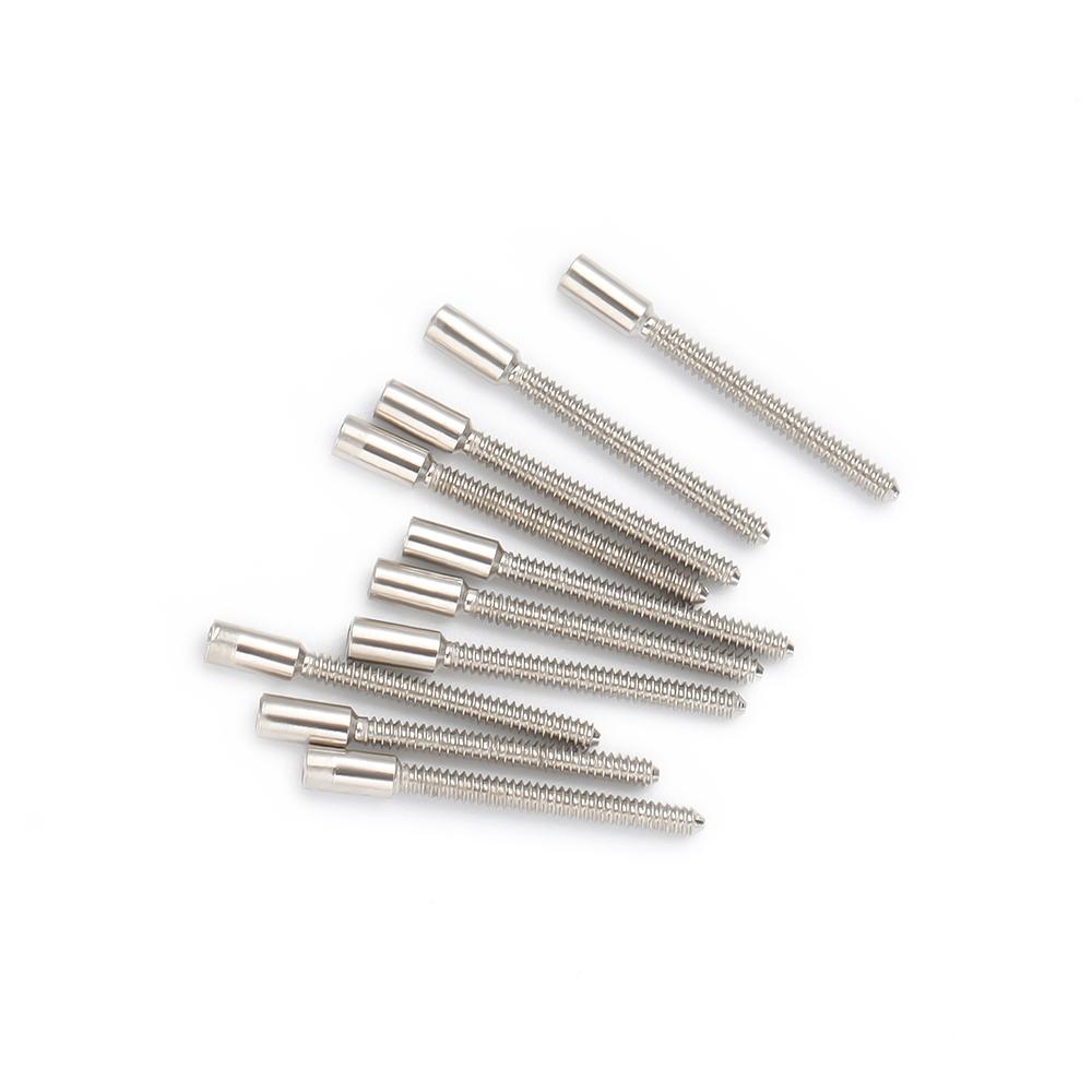 10 Pieces Stem Extensions Extenders Repair Watch Crown Stems 0.9mm Threads for Self Repairers Watchmakers Watch Accessories