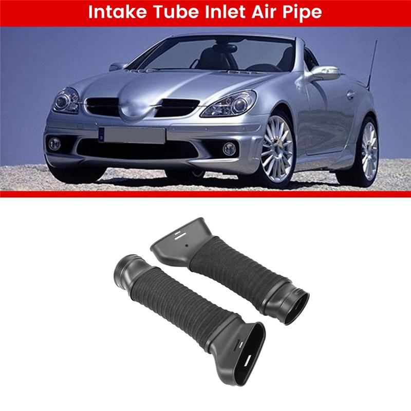 1Pair Left+Right Engine Intake Tube Inlet Air Pipe For Mercedes Benz SLK300 R171 2720940511 2720940411-A87Q