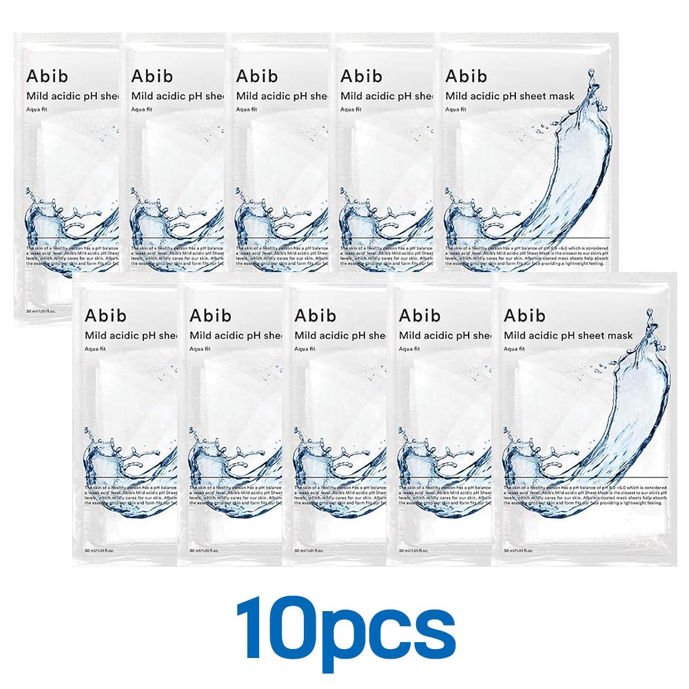 10pcs_[ABIB] Mild Acidic pH Sheet Mask (Aqua Fit) Aqua Fit [10pcs] Mask Sheet