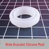 High Transparency DIY Resin Bracelet Silicone Mold