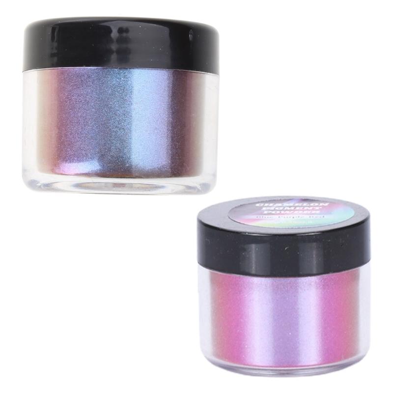 Chameleon-Powder Color Shift Slídový prášek pro epoxidovou pryskyřici Perleťový pigmentový prášek pro malování Výroba mýdla Sliz 12 barev