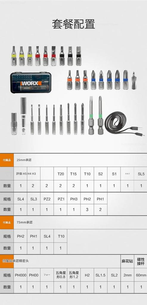 zmart WORX WX242 Mini Electric Screwdriver Smart Cordless Electric with Electric Drill Rechargeable Smart Power Small Electric DIY Lightweight