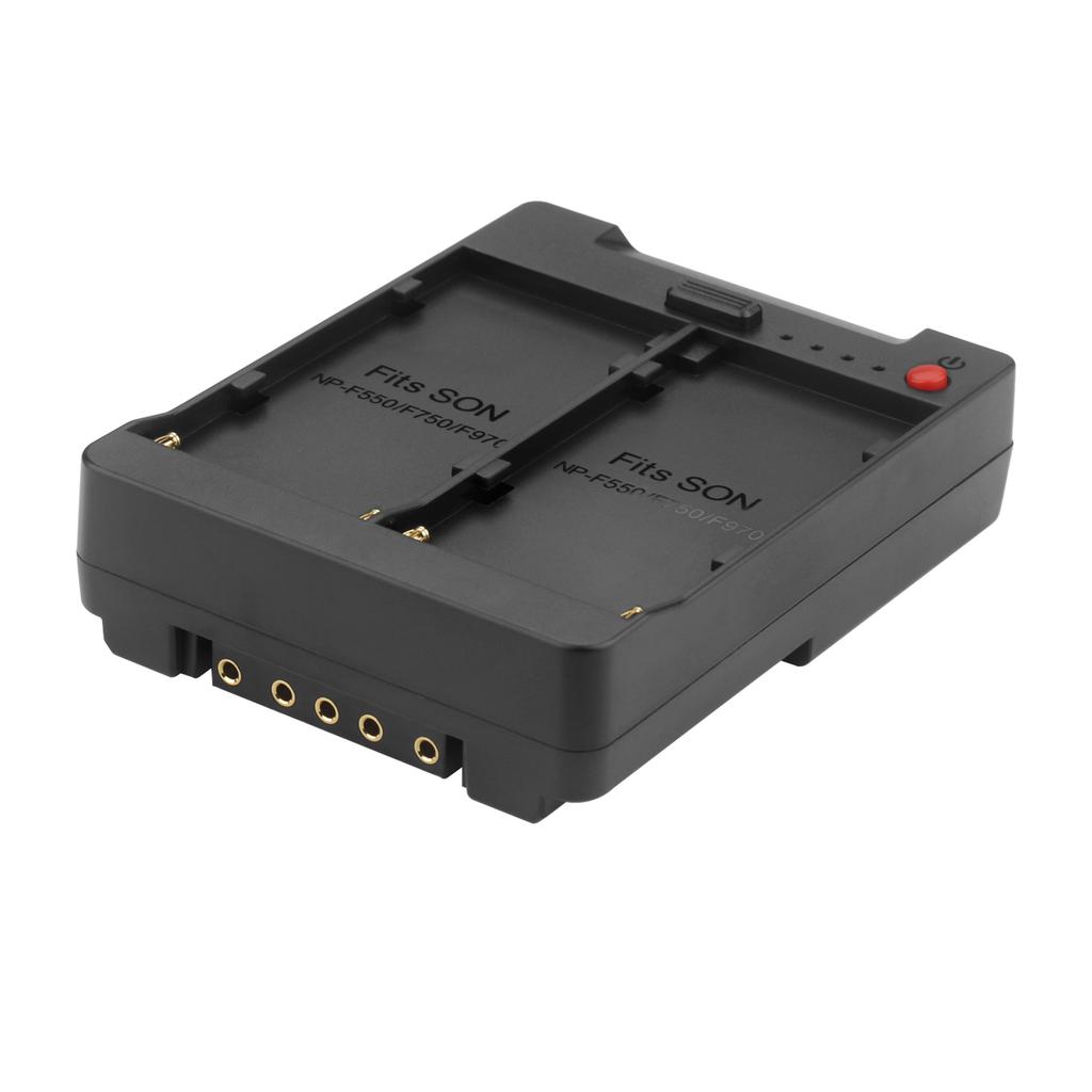 NP-F Battery to V-Mount Battery Converter Adapter Plate Fit NP-F550 F750 F970 LED Light Monitor