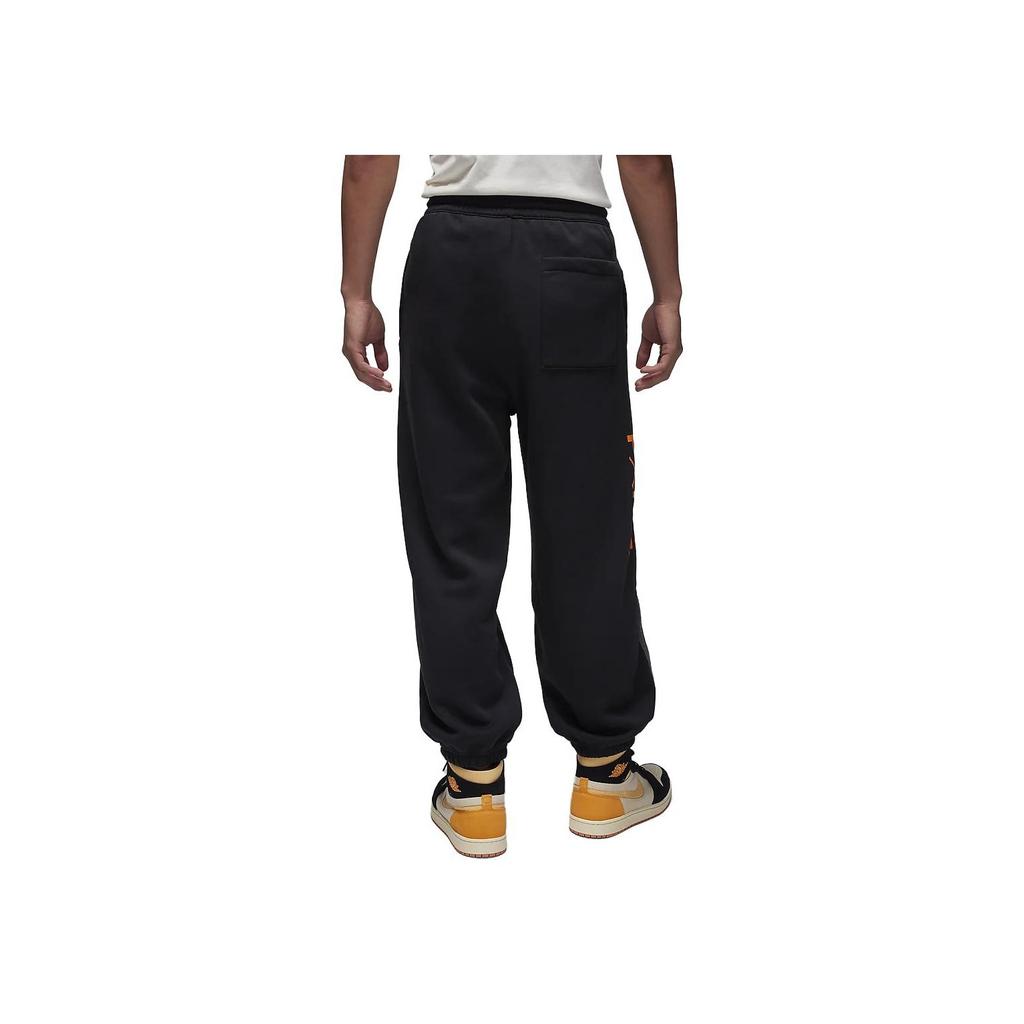 Jordan Paris Saint-Germain Collaboration Lace-Up Casual Jogger Knit Pants Men Bottoms Black DZ2950-010