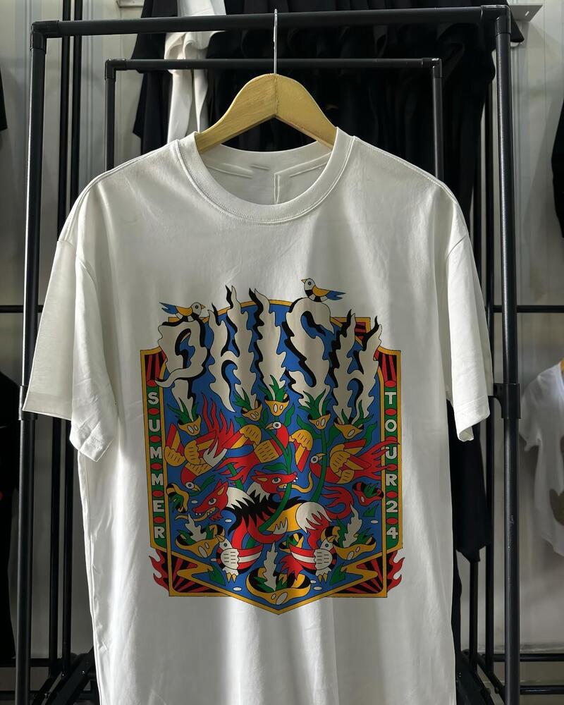 SALE New   PHISH Band Summer Tour 2024 Date Unisex Tee Shirt Unisex T-Shirt XXL
