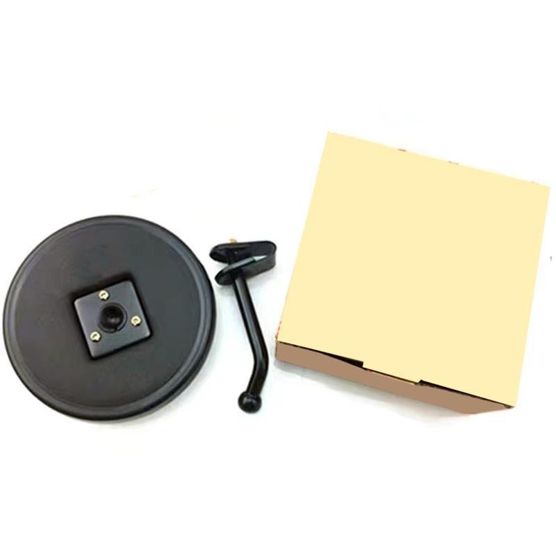Truck tricycle reversing mirror Convex mirror with rod small round mirror auxiliary mirror Lower view mirror with round mirror g 1pc