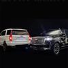 1/24 Full Scale Escalade SUV Alloy Car Model Die-cast Metal Off-road Vehicle Car Model Simulation Sound and Light Collection Children's Toy Gift