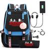 Zaino Stranger Things Stranger con Ricarica USB Borsa Scolastica per Studente di Scuola Media Astuccio Set da Due Pezzi