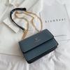 2026 Women's Korean Style Shoulder Bag: Simple Design, Chain Strap, Small Square Messenger Bag