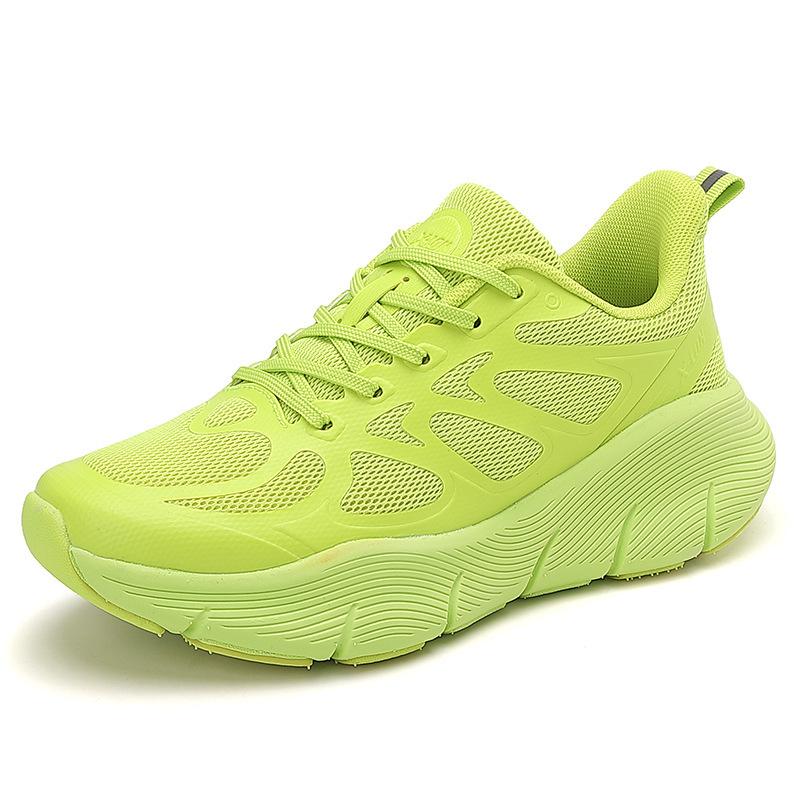 Slow Shock Running Shoes Summer Breathable Mesh Sports Shoes Sports Shoes Outdoor Travel Shoes Men's and Women's Walking Shoes