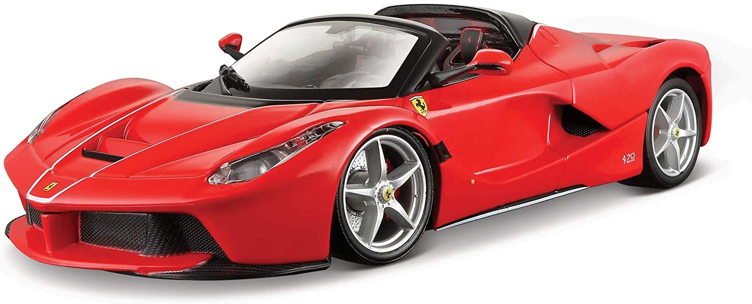 Burago scale diecast Ferrari LaFerrari Aperta 2017 Red 1/43
