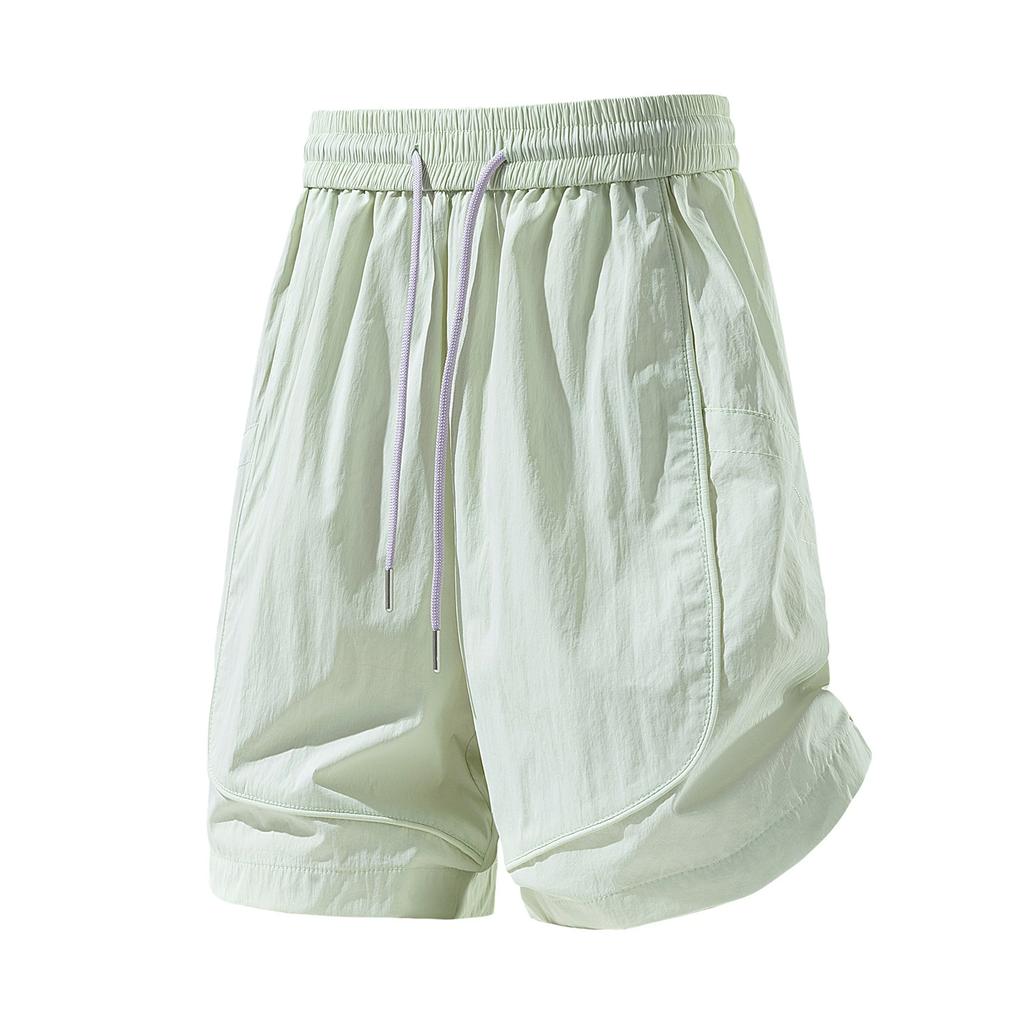 Youth Summer Shorts: Couples' Loose-Fit Casual Straight-Leg Sports Cropped Shorts