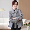 Stylish Spring & Fall Wool Coat for Petite Middle-aged & Elderly Women 2026