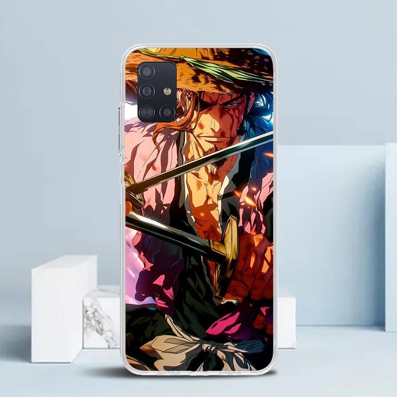 Bleach Kyoraku Shunsui Soft Cover for Samsung Galaxy A12 A22 A32 A52 A72 A02S Phone Case Note 20 Ultra 10 S10 Plus A51 A71 A50S