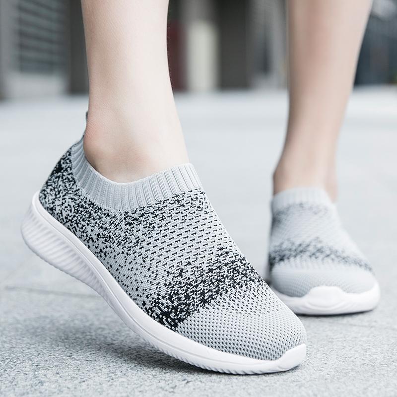 Women's Casual Sports Shoes for Spring and Summer, Breathable Loafers, Walking and Running Shoes, Large Size for Women