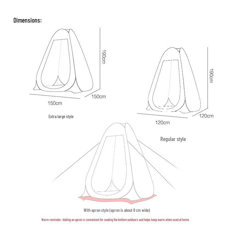 Outdoor Portable Privacy Changing Tent