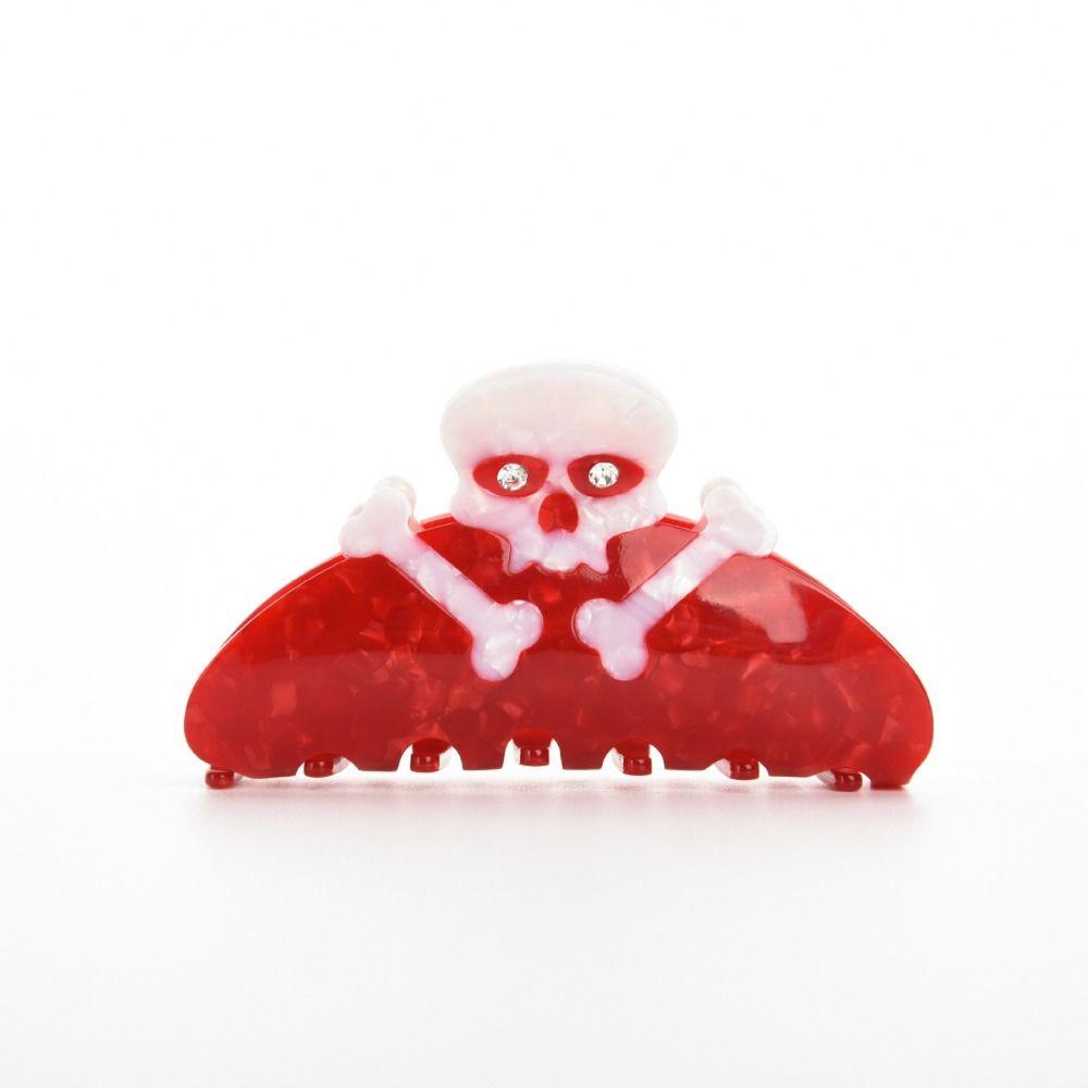 Cross Halloween Themed Gripper Spider Skeleton Shark Clip Headwear Halloween Hair Claw Girls