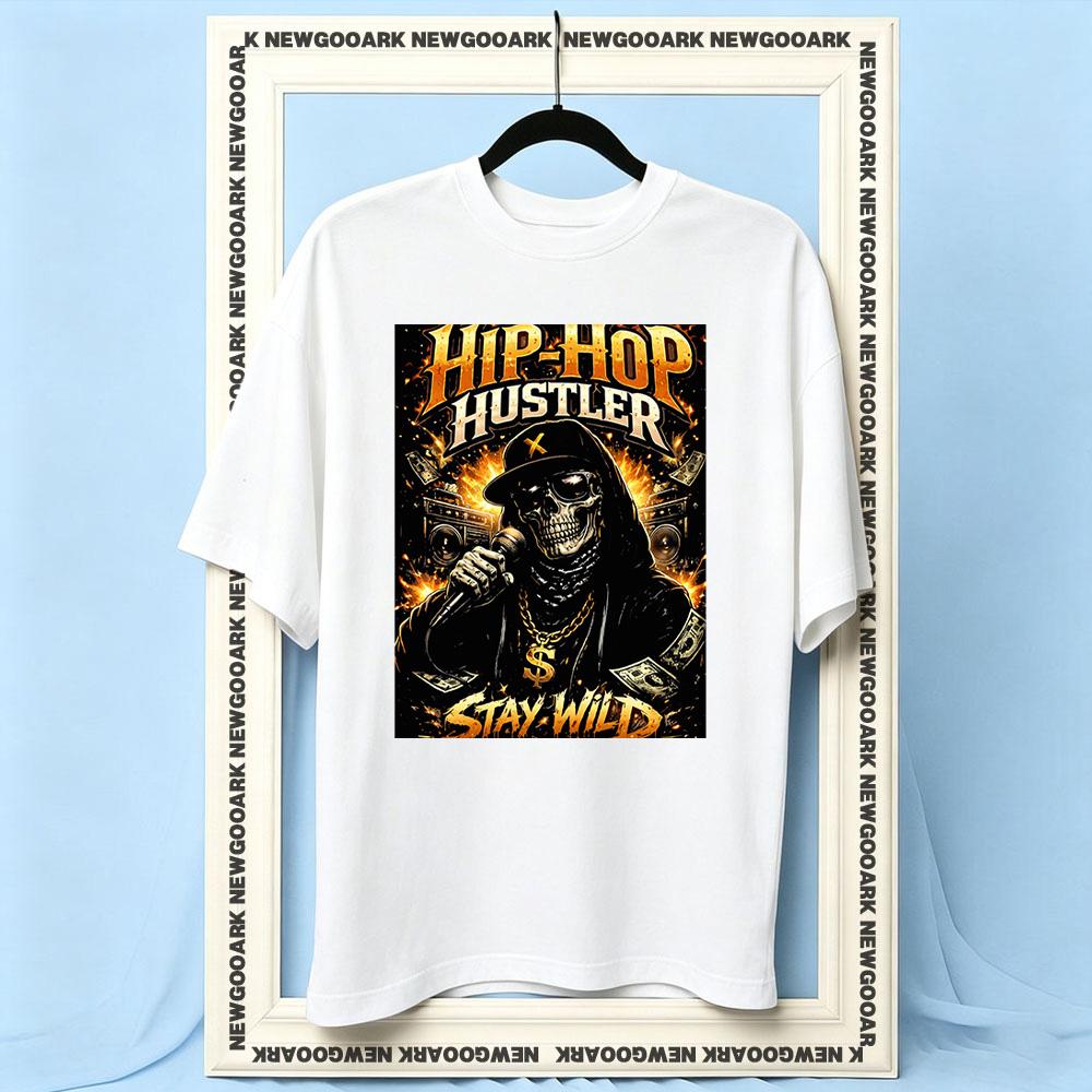 hip hop hustler stay wild Built different Stay ahead tshirt Women Unisex Casual cotton printed t shirts Adult Oneck summer tee S