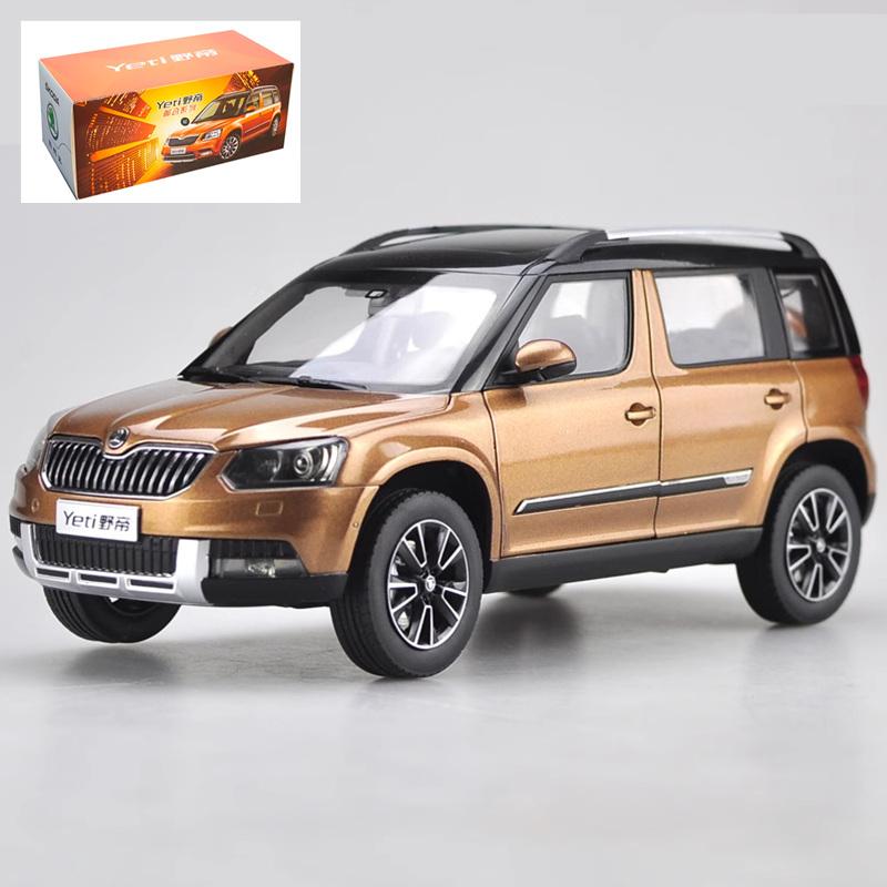 AAABW1 1:18 SKODA Yeti SUV Alloy Car Model Diecast Metal City Off-road Vehicles Car Model High Simulation Collection Childrens Toy Gift