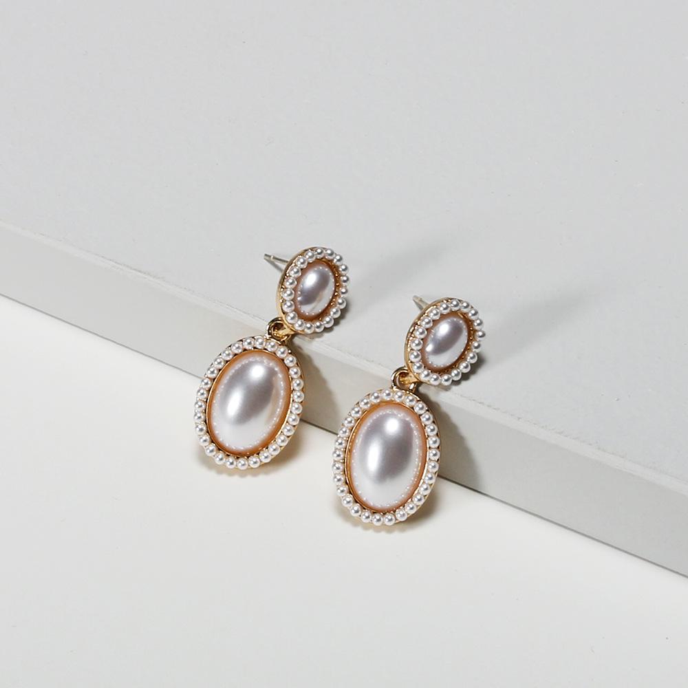 2025 Stylish Water Drop Pearl Stud Earrings with S925 Silver