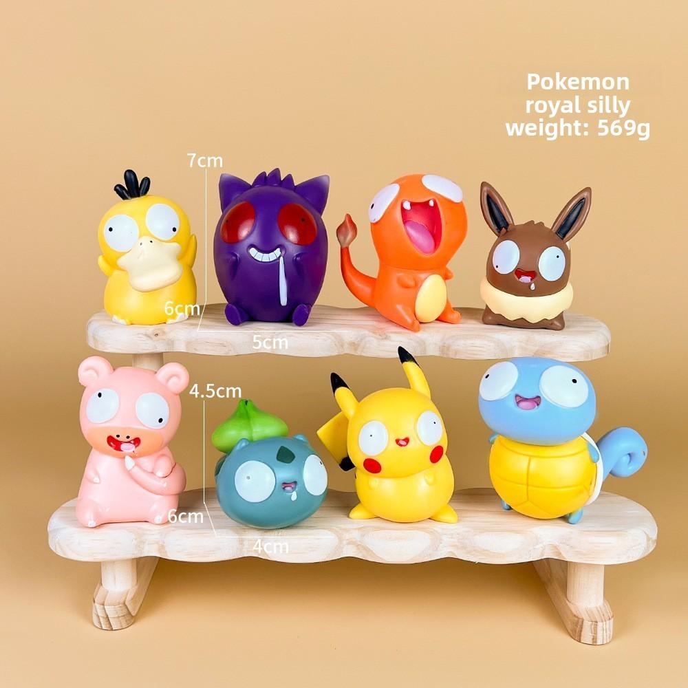 Pokmon Miniature Pvc Figurines Set Featuring Pikachu Charm For Home Decor And Collectors
