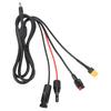 1 To 4 Solar Panel Plug To DC 5.5x2.1mm Adapter Extension Power Cable Solar Panel Charger