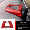 Car Accessories Fit for Honda Civic 11th Gen 2022 2023 2024 2025 Dashboard GPS Navigation Behind Panel Cover Trim (Red) 1PC ABS