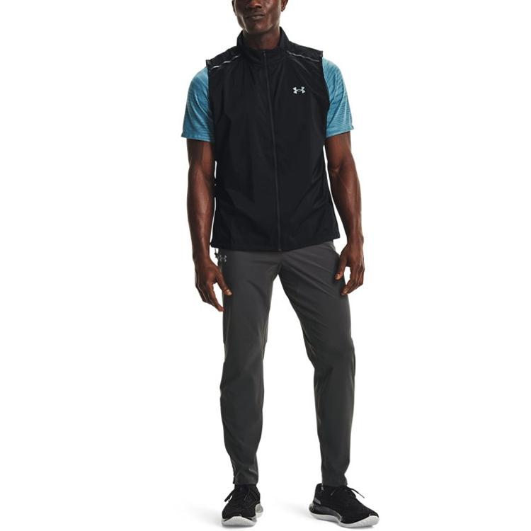 Under Armour Reflective Training Running Pants Men Bottoms Grey 1365669-010