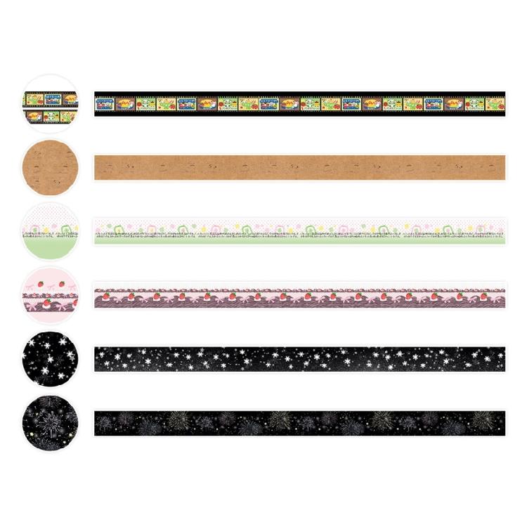 Winter Theme Washis Tape Decorative Tape Lovely Crafting Tape Masking Tape Craft Supplies for Scrapbooking