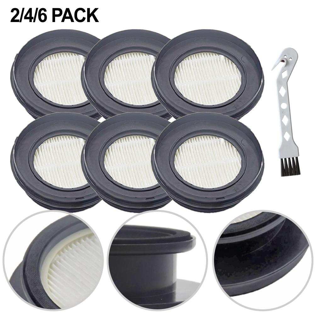 HEPA Vacuum Filter Set For SunSare X7A-US Cordless And Fieety For V7 Washable Replacement With 6 Filters And Cleaning Brush