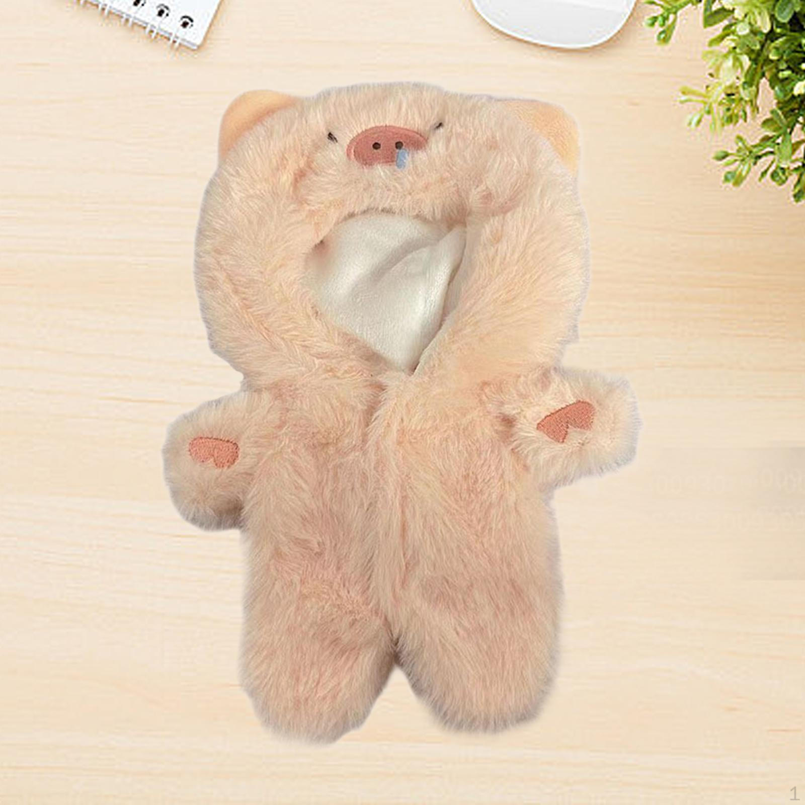 

20 см плюшевая кукла одежда костюмы мода съемные для детей подарки DIY игрушка чучело животного Pig