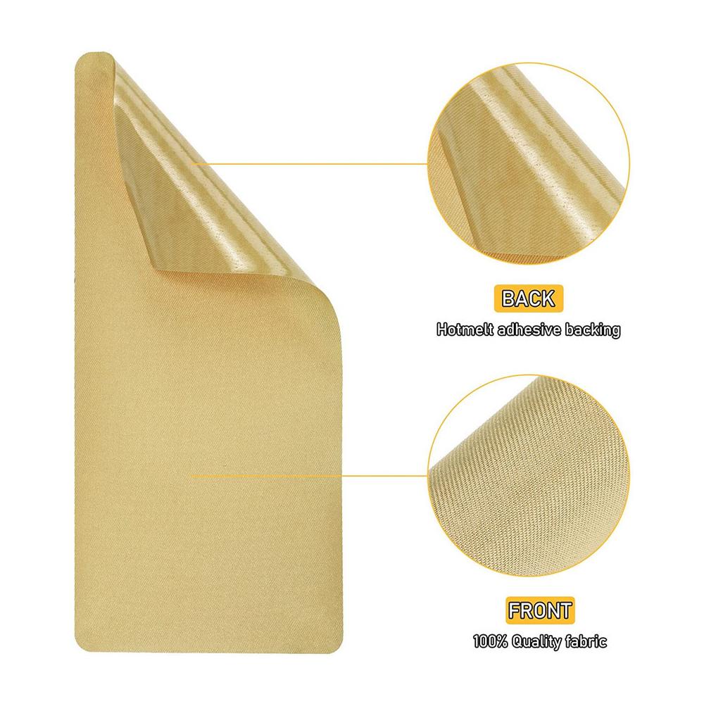 2026 Trending 3.1x20 inch Roll Twill Iron On Patches Washable Inside/Outside for Garment Bags Repair & Decoration Material