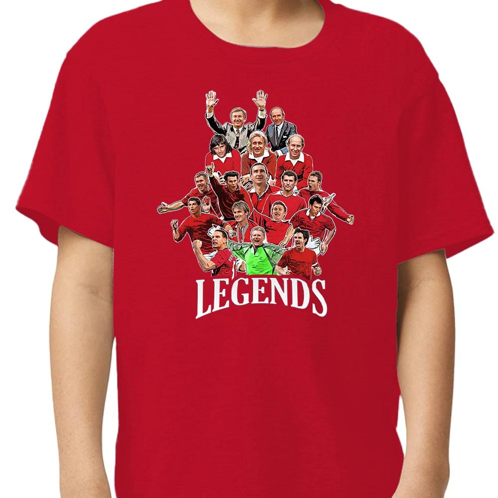 Man Utd Club Legends Kids T-Shirt 3-13 Years Unofficial United Fans Gift S