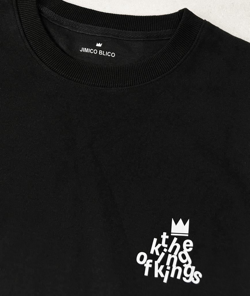 Jimikobeuliko Jk Typography Black Mtm Typography Black Sweatshirt