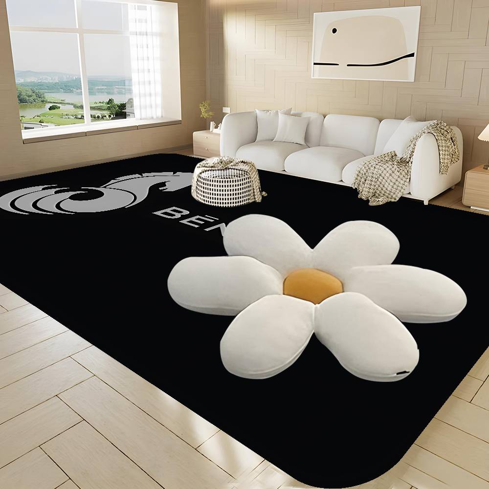 B-BENETEAU Logo Bathroom Mat Anti-slip Absorb Water Long Strip Cushion Bedroon Mat Welcome Doormat