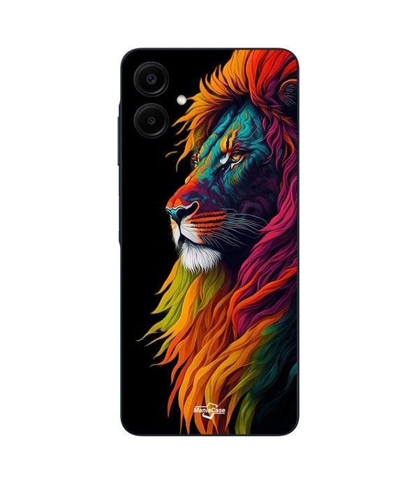 Phone Case - Maniacase - Samsung Galaxy A06 - Silicone - Soft - Colorful Majestic Lion