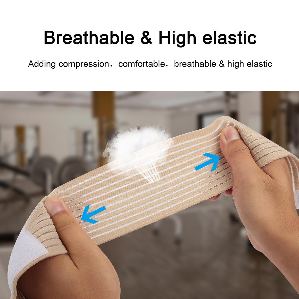 Outdoor Running Sports High Elastic Bandage Anti Sprain Knee Support Protective Strap (Black)