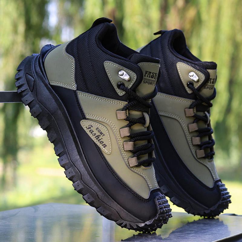 Plus Size Men's Trendy Vulcanized Sole Non-slip Wear-resistant Casual Sports Shoes