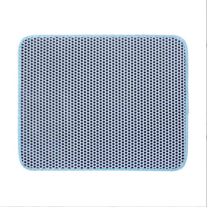 Waterproof Pet Cat Litter Mat Double Layer Pet Litter Box Mat Non-slip Sand Cat Pad Washable Bed Mat Clean Pad Products