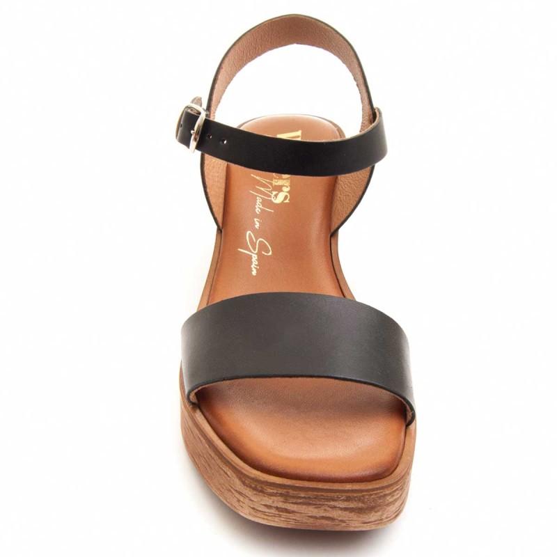 Sandalia De Piel Para Mujer. Wikers Praslin 83708