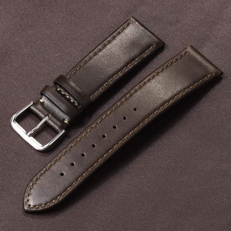 Retro Echtes Rindsleder Uhrenarmband 18mm 20mm 22mm Uhrenarmband für Citizen für Seiko Ersatzarmband Uhrenzubehör
