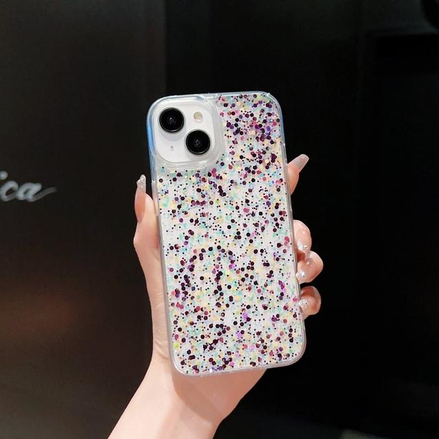 

Шикарный круглый блестящий чехол для телефона Iphone 14 13 11 12 Pro Max Mini Xr X Xs Max 7 8 Plus Se, мягкий эпоксидный чехол для девочек For iPhone14 Pro Max