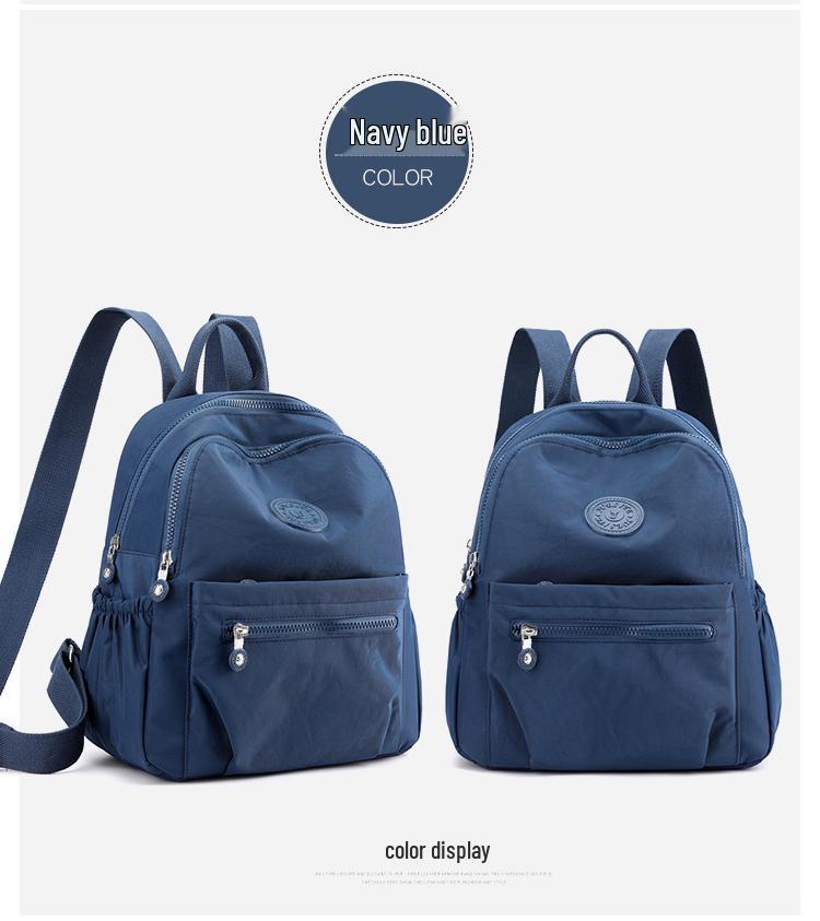 2025 Stilvoller Leichter Nylon Oxford Rucksack - Große Kapazität, Kleine Reise-Canvas-Tasche, Perfekt für Schule & Freizeit